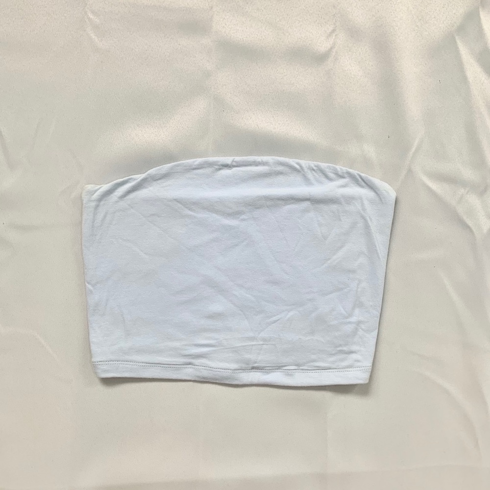 Garage light blue tube top